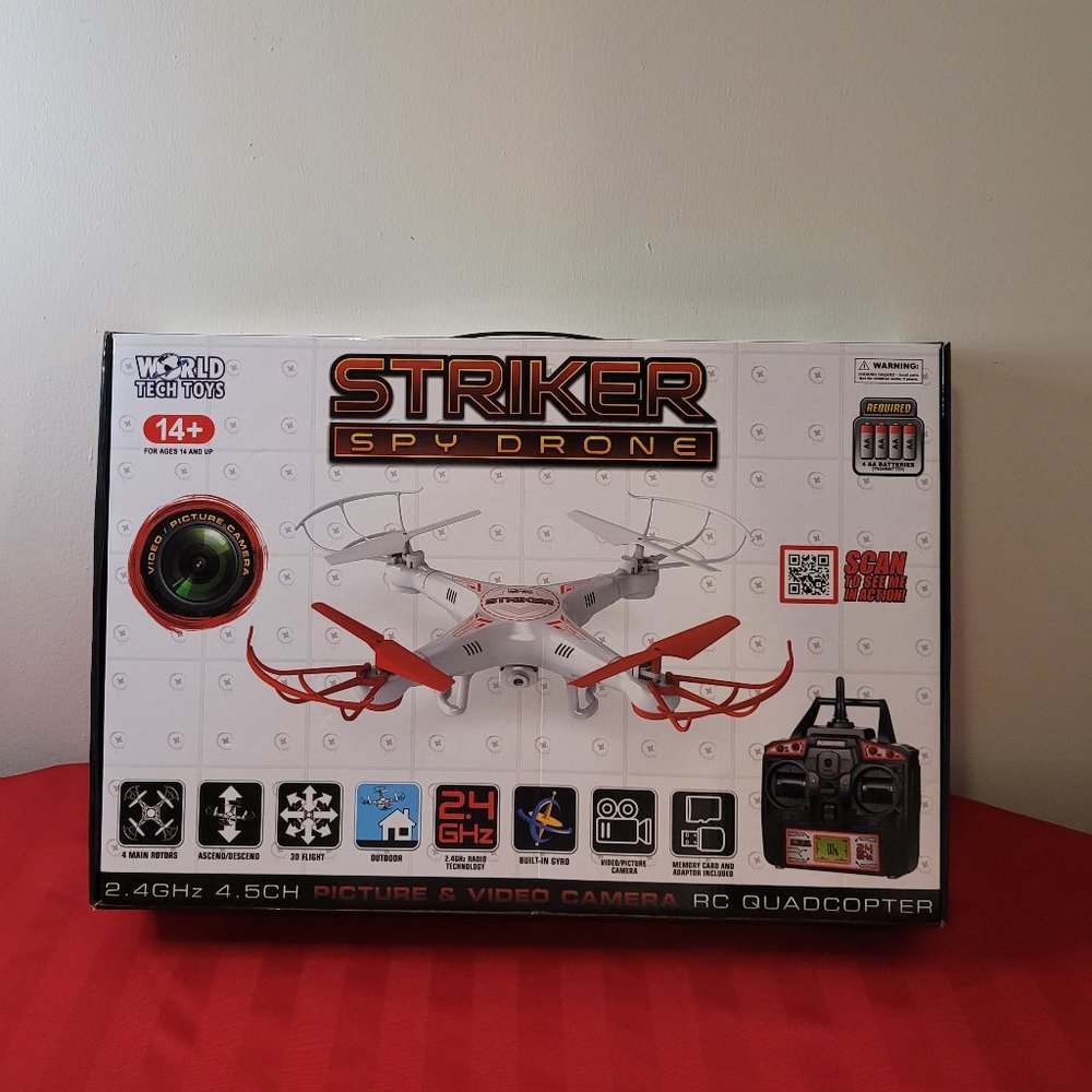 2015 STRIKER SPY DRONE, MINT IN THE BOX!!!